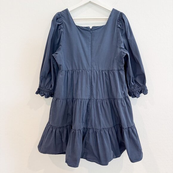 Madewell Lizzie Babydoll Dress in Blue Plus Size 14 - Picture 9 of 10